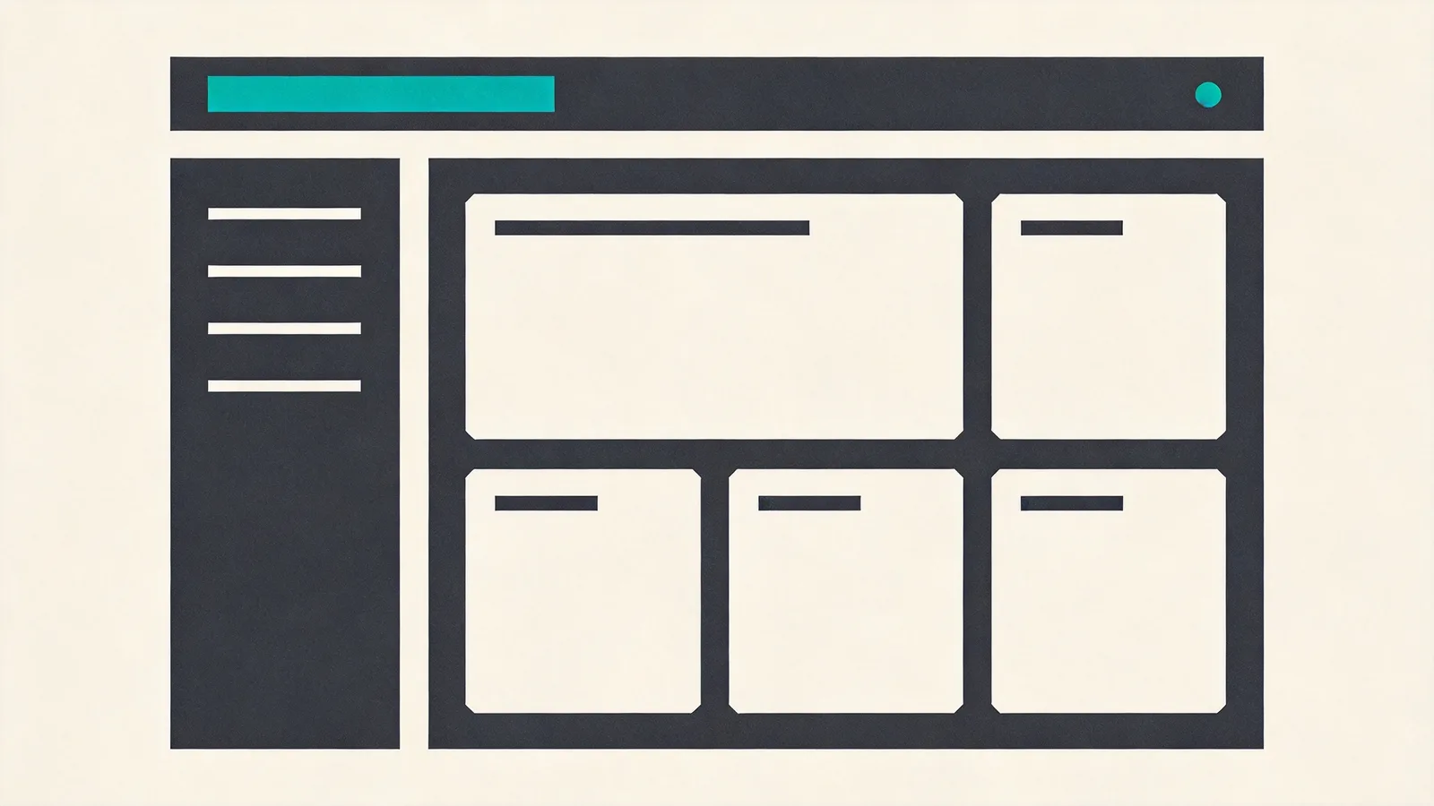 Illustration of a search result snippet card with title and description lines